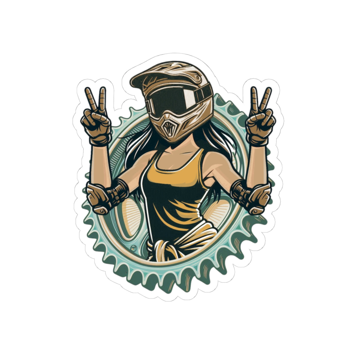 Peace Rider Sticker (5pk)